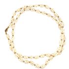 30" Freshwater Pearls with Gold Beads and 14K Yellow Gold Clasp