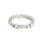 18K White Gold 1.79ctw Diamond Mixed Shape Eternity Band