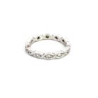 14K White Gold Ring with 0.23ctw Diamonds