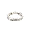 14K White Gold Eternity Band with 0.34ctw Diamonds