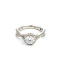 14K White Gold Semi-Mount with 0.64ctw Diamonds