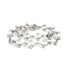 18K White Gold 1 1/2ctw Diamond Fashion Bracelet