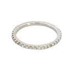 18K White Gold 1/2ctw Diamond Eternity Band