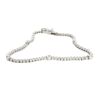 14K White Gold 3/1ctw Diamond multi size Tennis Bracelet