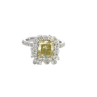 18K White Gold Ring with 4.00ctw Diamonds