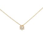 14K Yellow Gold 0.55ctw Diamond Slide pendant