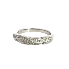 Kirk Kara 18K White Gold 0.10ctw Diamond Band