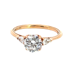 Kirk Kara 14K Rose Gold 0.15ctw Diamond Wedding Band