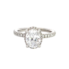 Noam Carver 14K White Gold 0.38ctw Semi-Mount