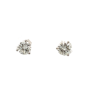 14K White Gold 1 3/8ctw Diamond Stud Earrings