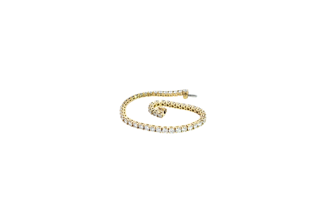 18K Yellow Gold 7/1ctw Diamond Tennis Bracelet