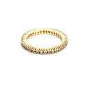 14K Yellow Gold Band with 0.56ctw Diamonds
