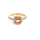 18K Rose Gold Semi-Mount with 0.44ctw Diamonds
