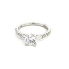 14K White Gold Semi-Mount with 0.49ctw Diamonds