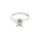 14K White Gold Semi-Mount with 0.07ctw Diamonds