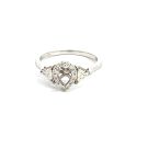 14K White Gold Semi-Mount with 0.22ctw Diamonds
