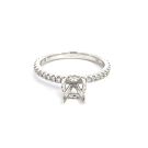 14K White Gold Semi-Mount with 0.40ctw Diamonds