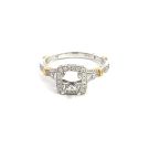 14K White & Yellow Gold Semi-Mount with 0.40ctw Diamonds