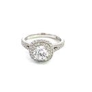 14K White Gold Semi-Mount with 0.67ctw Diamonds