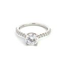 14K White Gold Semi-Mount with 0.41ctw Diamonds
