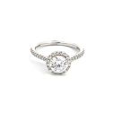 14K White Gold Semi-Mount with 0.32ctw Diamonds