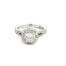 14K White Gold Semi-Mount with 0.77ctw Diamonds