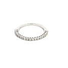 14K White Gold Band with 0.25ctw Diamonds