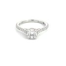 14K White Gold Semi-Mount with 0.57ctw Diamonds