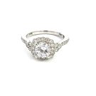 14K White Gold Semi-Mount with 0.58ctw Diamonds