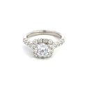 14K White Gold Semi-Mount with 0.71ctw Diamonds