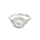 14K White Gold Semi-Mount with 0.70ctw Diamonds