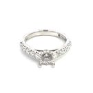 14K White Gold Semi-Mount with 0.63ctw Diamonds
