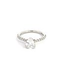 14K White Gold Semi-Mount with 0.17ctw Diamonds