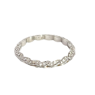 18K White Gold 1/3ctw Diamond Twist Eternity Band