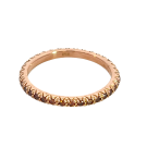 18K Rose Gold Gemstone Eternity Band Hidalgo