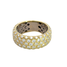 18K Yellow Gold 1 3/4tw Diamond wide band