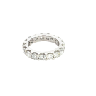 14K White Gold 3 3/8ctw Diamond Eternity Band