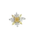 18K White & Yellow Gold Ring with 1.82ctw Diamonds