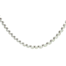 18K White Gold 5/1ctw Diamond Graduated Necklace