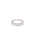 7 Stone Shared Prong Diamond Anniversary Band (Airline)