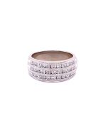 14K White Gold 1/1ctw Diamond Vintage Ring