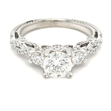 18K White Gold 1.51ctw Diamond Verragio Engagement Ring