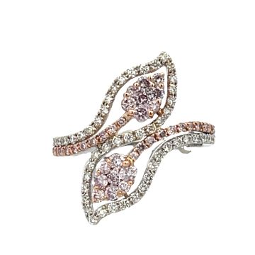 18K White Gold 0.94 CT Diamond Fashion Ring