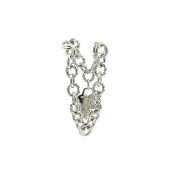 Tiffany & Co, Silver Heart Tag Bracelet