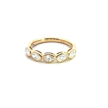 14K Yellow Gold Ring with 0.96ctw Diamonds