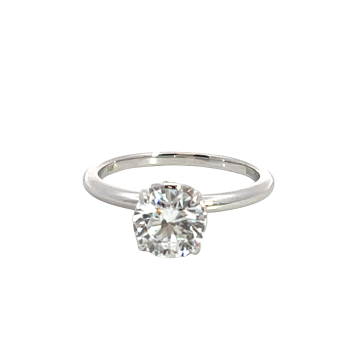 Kirk Kara 14K White Gold 0.04ctw Diamond Wedding Band