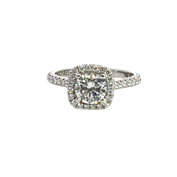 Michael M 18K White Gold 0.40ctw Diamond Semi-Mount