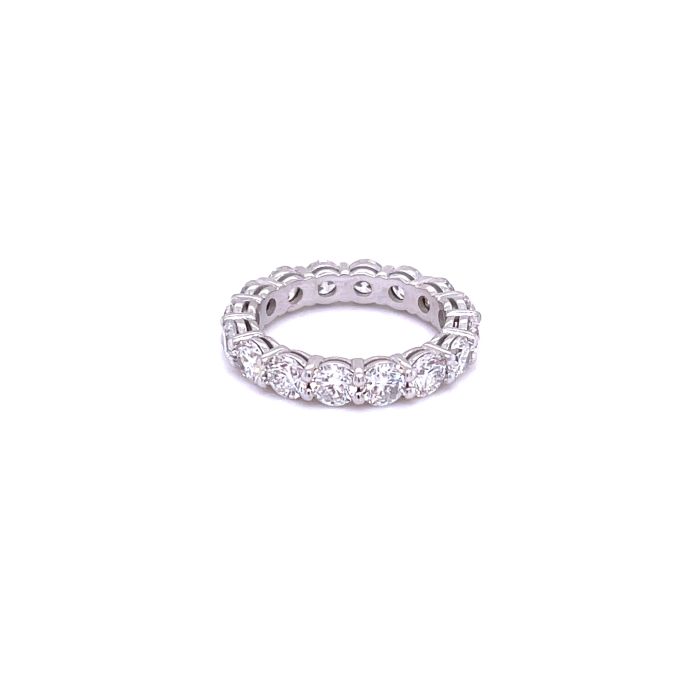 18K White Gold 4.32ctw Diamond Eternity Band 18K White Gold 4.32ctw Diamond Eternity Band