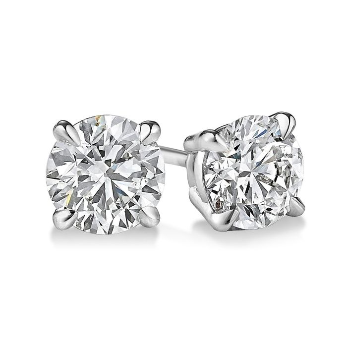 Platinum 1/1ctw Diamond Stud Earrings GSI1 Platinum 1/1ctw Diamond Stud Earrings GSI1