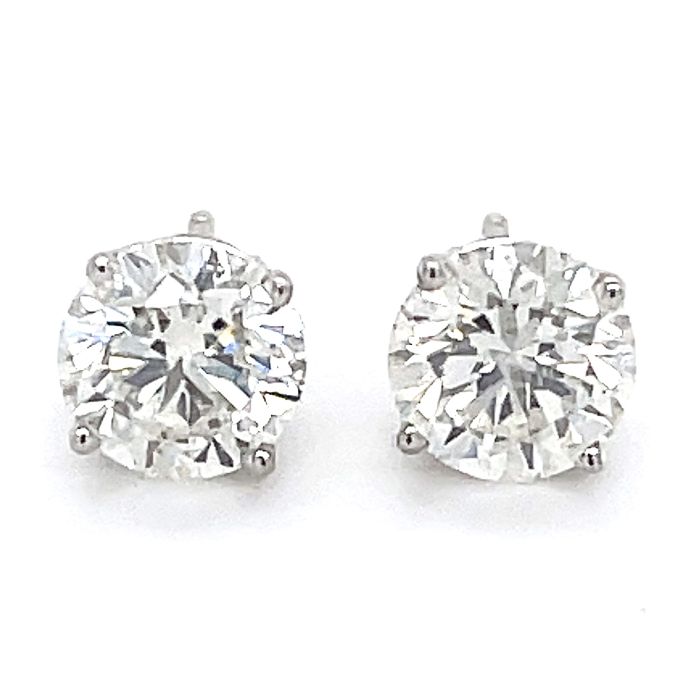 14K White Gold 1.20ctw Diamond Stud Earrings 14K White Gold 1.20ctw Diamond Stud Earrings